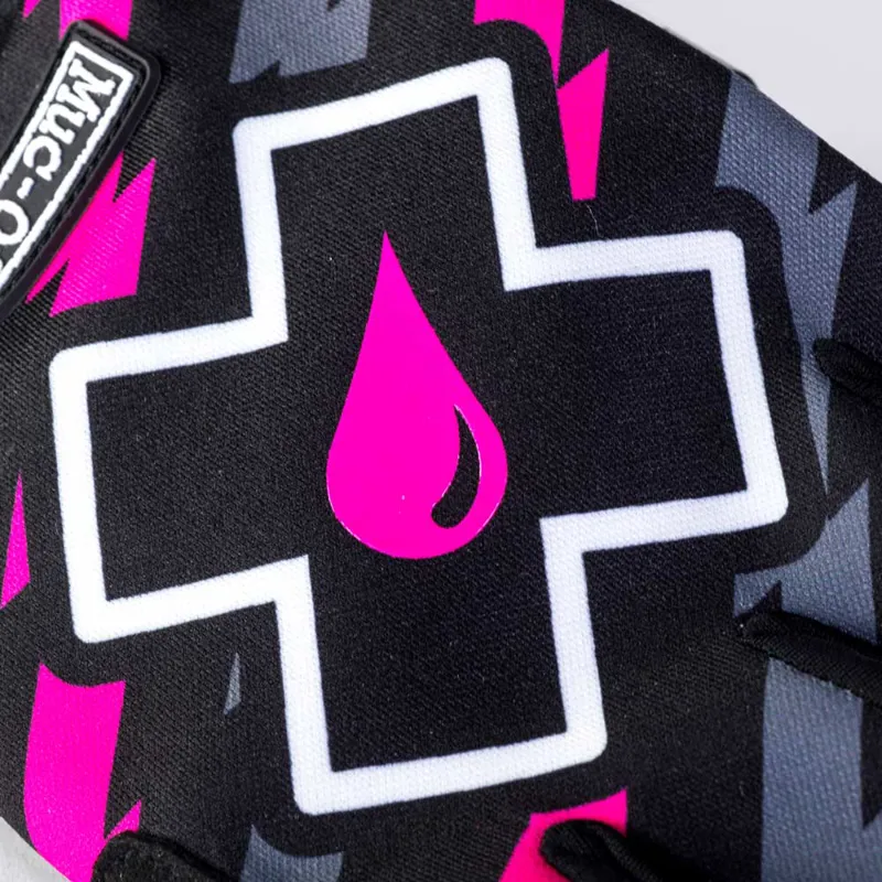 Muc-Off Rider Full Finger Gloves in Bolt-4