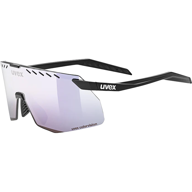 Balfes Bikes Uvex Pace Stage S Cv Glasses in Black Mat/Mir.Pink | Free postage over £30, £10 off first order, price match & 0% finance.