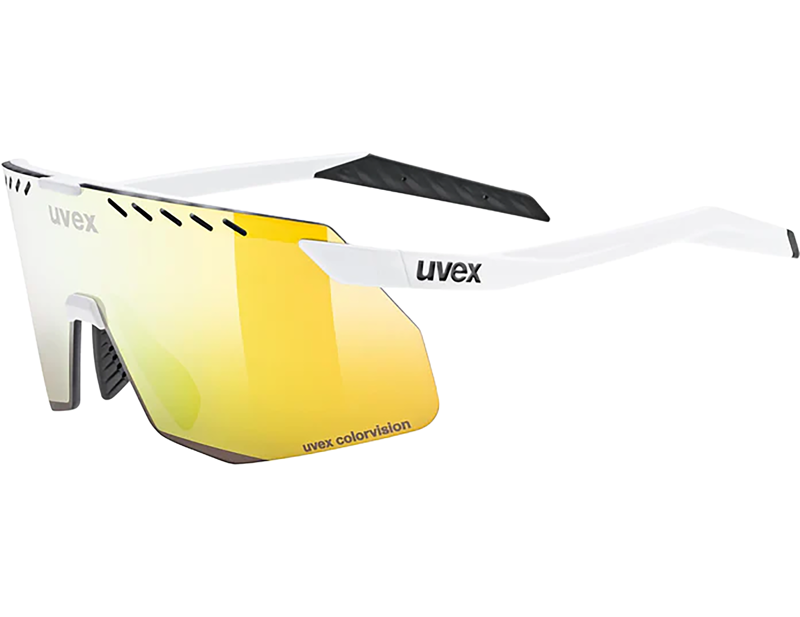 Uvex Pace Stage S Cv Glasses in White Matt/Mir.Yellow