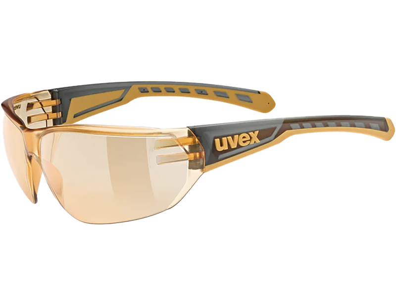 Balfes Bikes Uvex Equate Glasses in Smoke-Orange/Orange | Free postage over £30, £10 off first order, price match & 0% finance.
