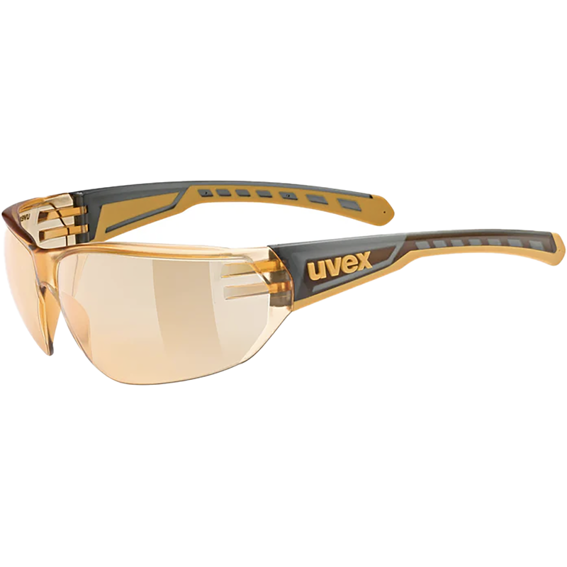 Balfes Bikes Uvex Equate Glasses in Smoke-Orange/Orange | Free postage over £30, £10 off first order, price match & 0% finance.