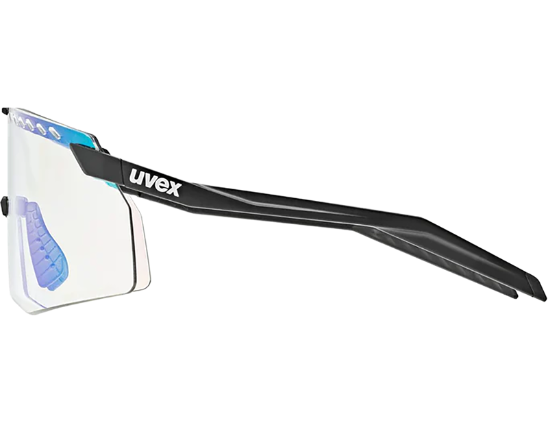 Uvex Pace Stage V Glasses in Black Matt/Mir.Green-2
