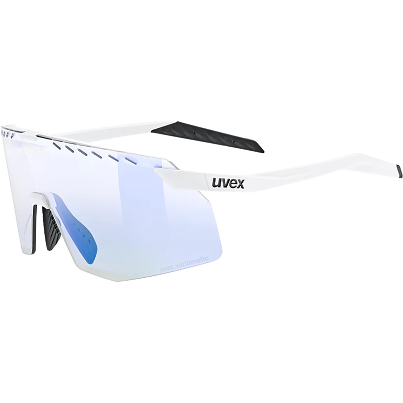 Balfes Bikes Uvex Pace Stage V Glasses in White Matt/Mir.Blue | Free postage over £30, £10 off first order, price match & 0% finance.