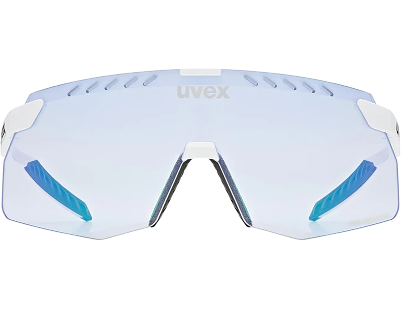 Uvex Pace Stage S V Glasses in White Matt/Mir.Blue-1