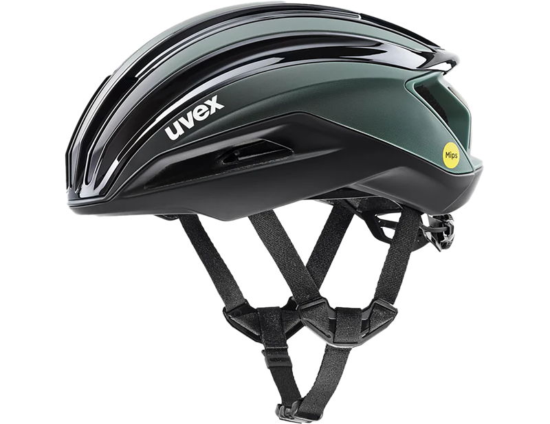Uvex Surge Aero MIPS in Black-Sage Green Matt