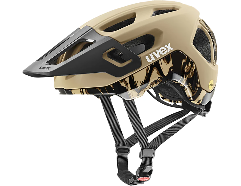 Uvex React MIPS in Desert-Black Matt