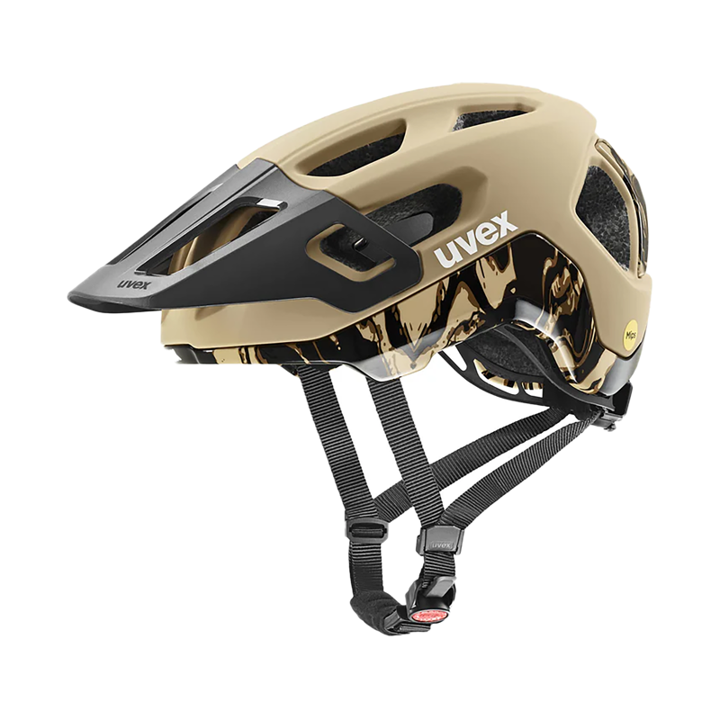 Balfes Bikes Uvex React MIPS in Desert-Black Matt | Free postage over £30, £10 off first order, price match & 0% finance.