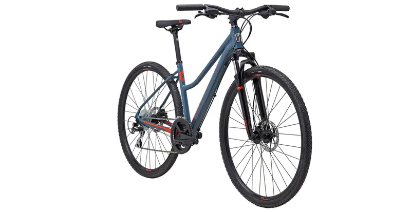 Marin San Anselmo DS2 Hybrid Bike 2024 in Blue-2