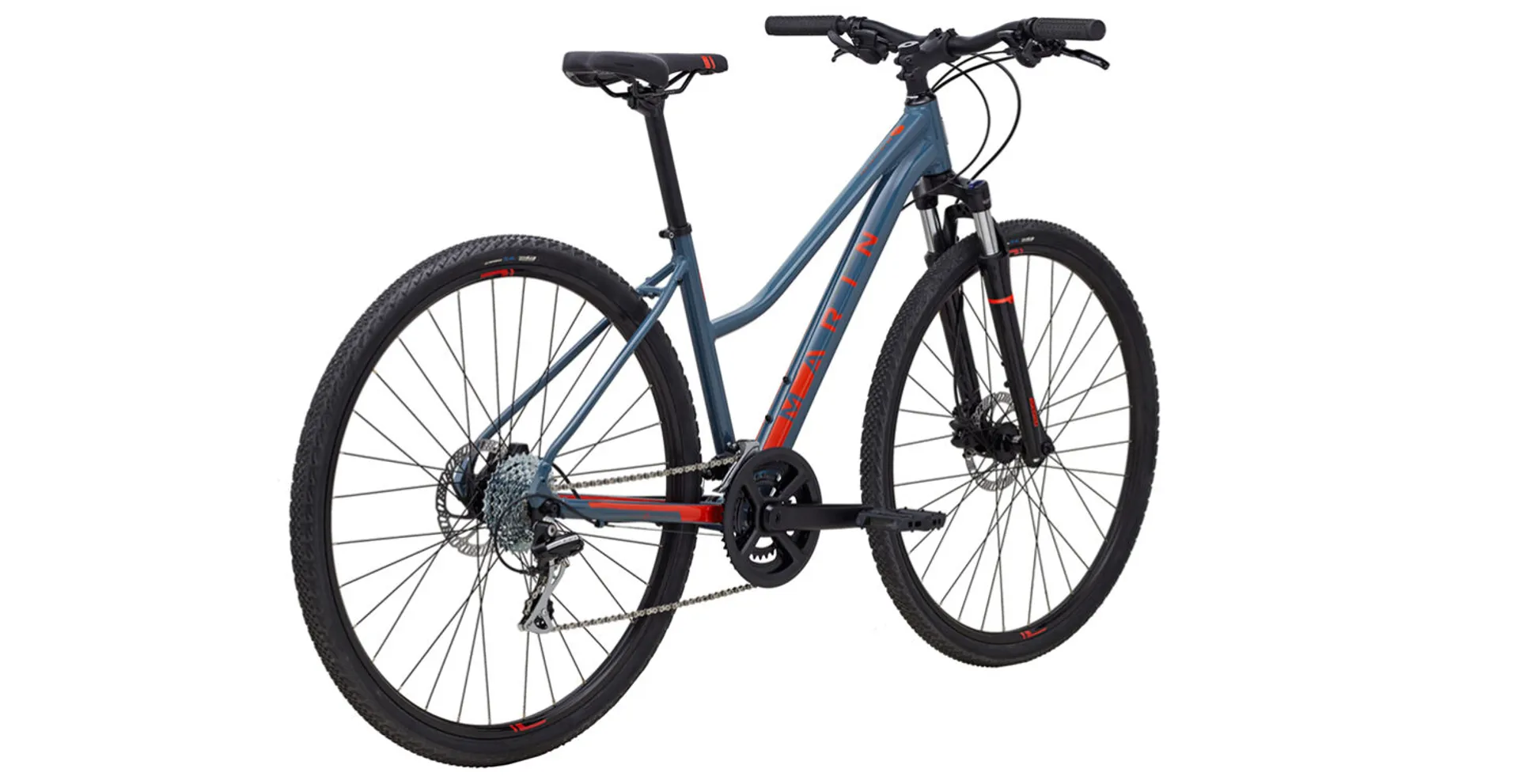 Marin San Anselmo DS2 Hybrid Bike 2024 in Blue
