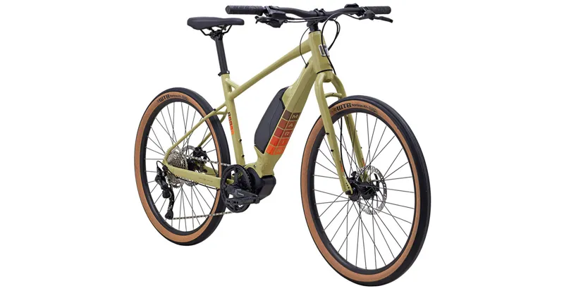 Marin Sausalito E1 Electric Hybrid Bike 2023 in Gloss Tan/Brown/Orange-1