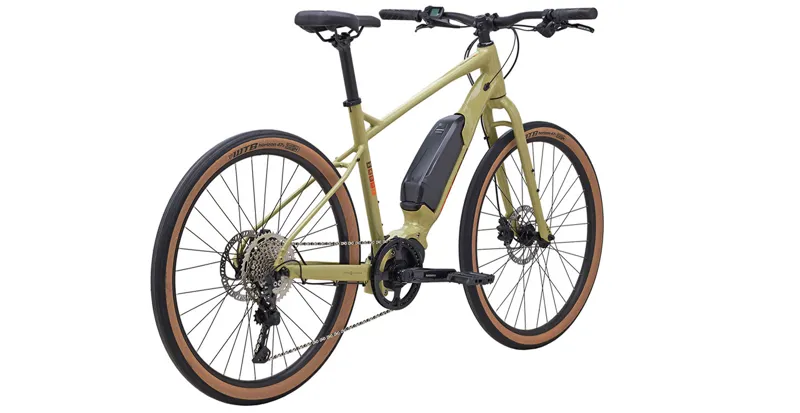 Marin Sausalito E1 Electric Hybrid Bike 2023 in Gloss Tan/Brown/Orange-2