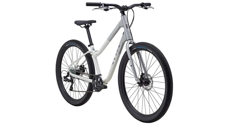 Marin Stinson 1 Hybrid Bike 2023 in White-1