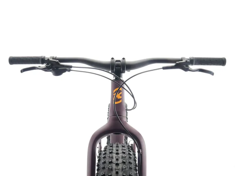 Kona Wo Hardtail Mountain Bike 2026 in Matte Plum w/ Oxy Fire Decals-3