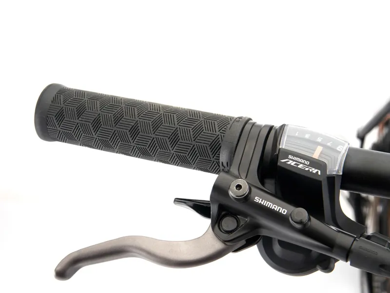 Kona Dew-E Electric Bike 2025 in Satin Black w/ Metallic Mint and Metallic Silver Decals-3