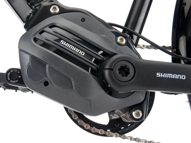 Kona Dew-E Electric Bike 2025 in Satin Black w/ Metallic Mint and Metallic Silver Decals-6