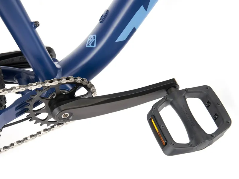 Kona Fire Mountain Hardtail Mountain Bike 2026 in Matte Midnight w/ Blue-Grey Decals-2