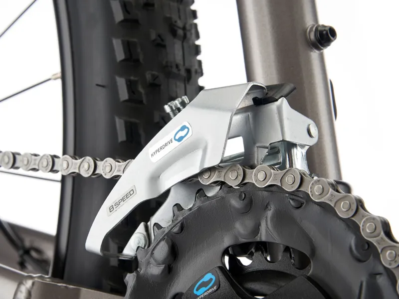 Kona Lana'I Hardtail Mountain Bike 2026 in Satin Faux Raw w/ Gloss Tropicana Fade Decals-5