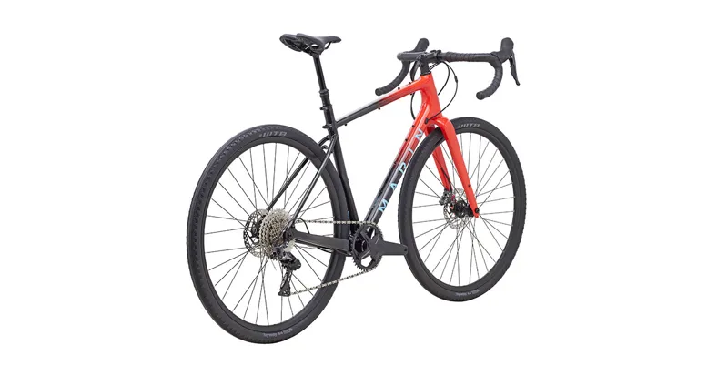 Marin Headlands 2 Gravel Road Bike 2025 in Black and Red-2
