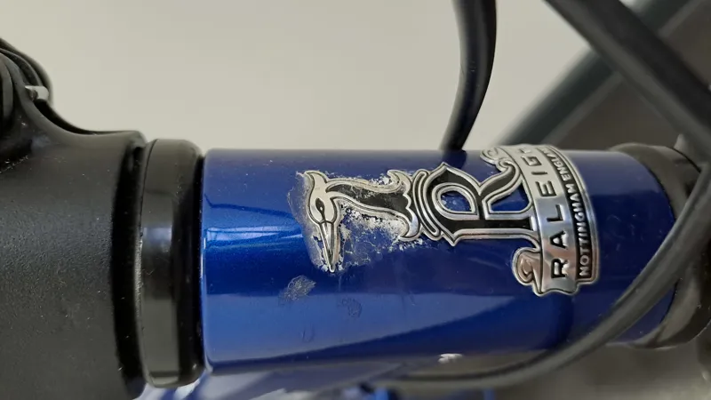 EX DISPLAY Raleigh Stowaway 20 inch Folding Bike 2022 in Blue-2