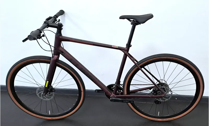 EX DISPLAY Cube Nulane Race Gravel Bike Medium 2024 in Ruby Red Black -1