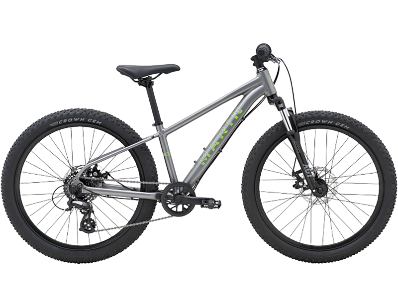 Balfes Bikes Marin Bayview Trail 24 2026 Kids Bike in Grey Green | Free postage over £30, £10 off first order, price match & 0% finance.