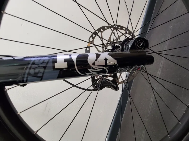 EX DEMO Marin Rift Zone E2 Medium Electric Mountain Bike 2024 in Tan/ Chrome-1