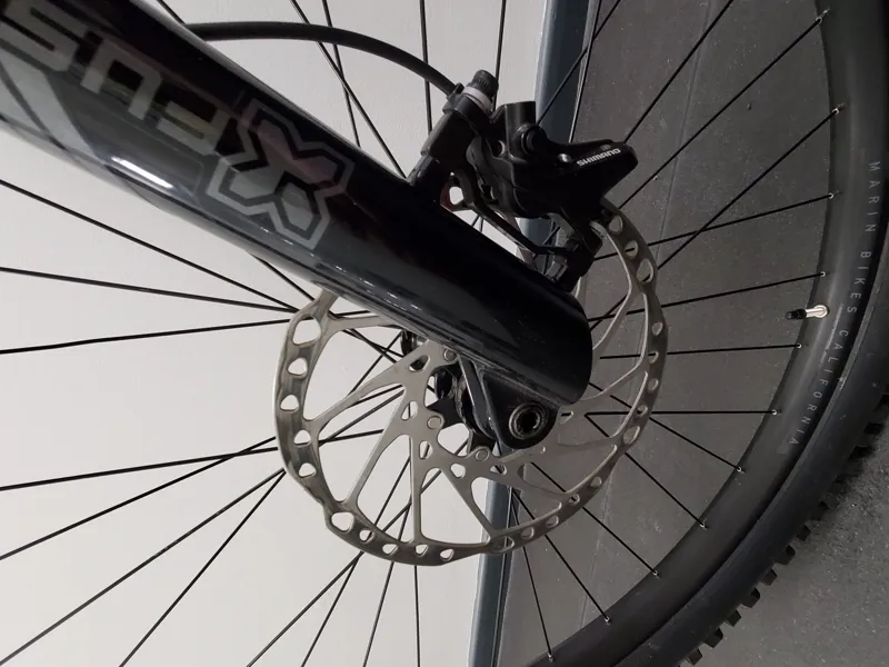 EX DEMO Marin Alpine Trail E Large Electric Full Suspension Mountain Bike 2024 in Blue Black-4