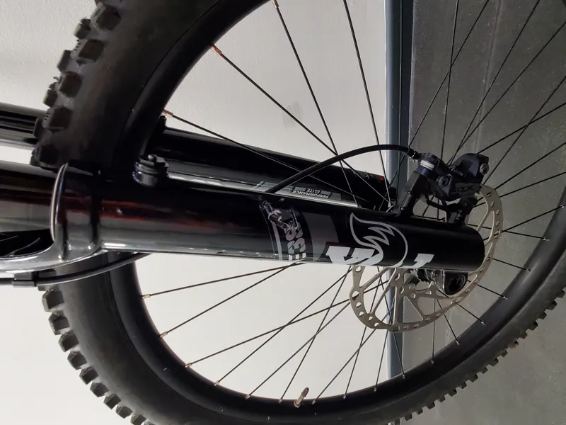 EX DEMO Marin Alpine Trail E2 Electric Full Suspension Mountain Bike Small 2024 in Silver/Black-7