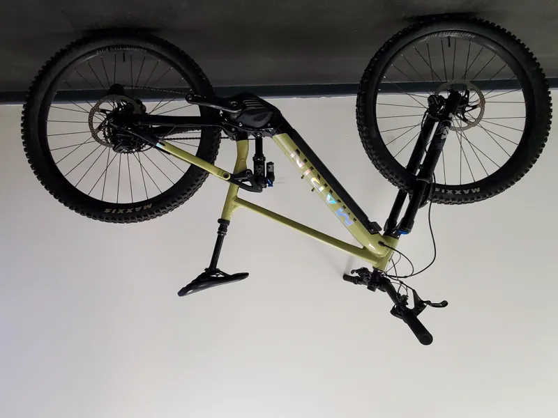 EX DEMO Marin Rift Zone E2 X-Large Electric Mountain Bike 2024 in Tan/Chrome-6