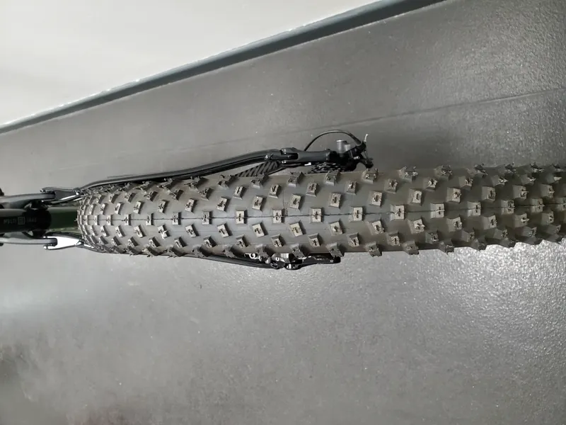 EX DEMO Marin Alpine Trail E1 Medium Electric Full Suspension Mountain Bike 2024 in Green/Black-3