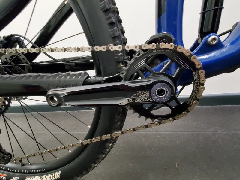 EX DEMO Marin Rift Zone 29in Carbon 2 Medium Full Suspension Mountain Bike 2024 in Gloss Blue/Carbon-2