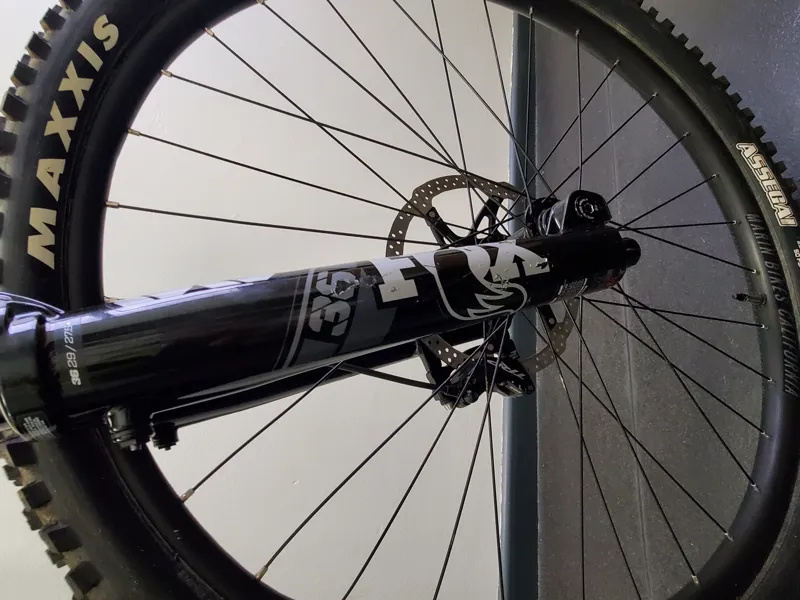 EX DEMO Marin Rift Zone E2 Medium Electric Mountain Bike 2024 in Tan/ Chrome-1