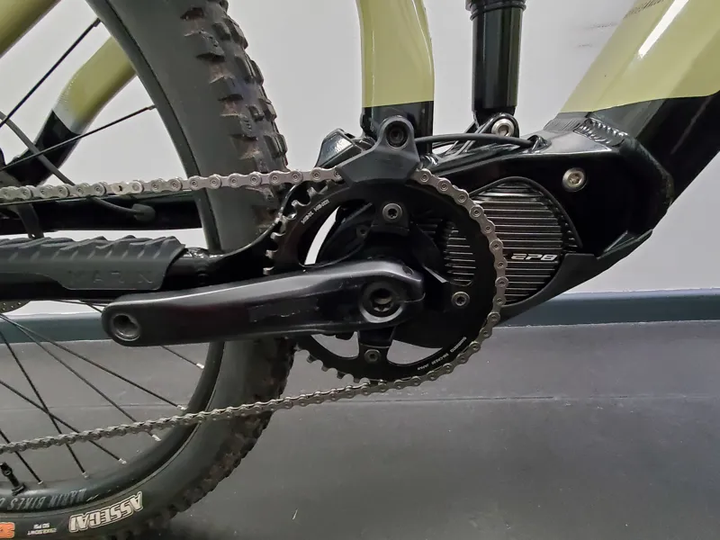 EX DEMO Marin Rift Zone E2 Medium Electric Mountain Bike 2024 in Tan/ Chrome-2