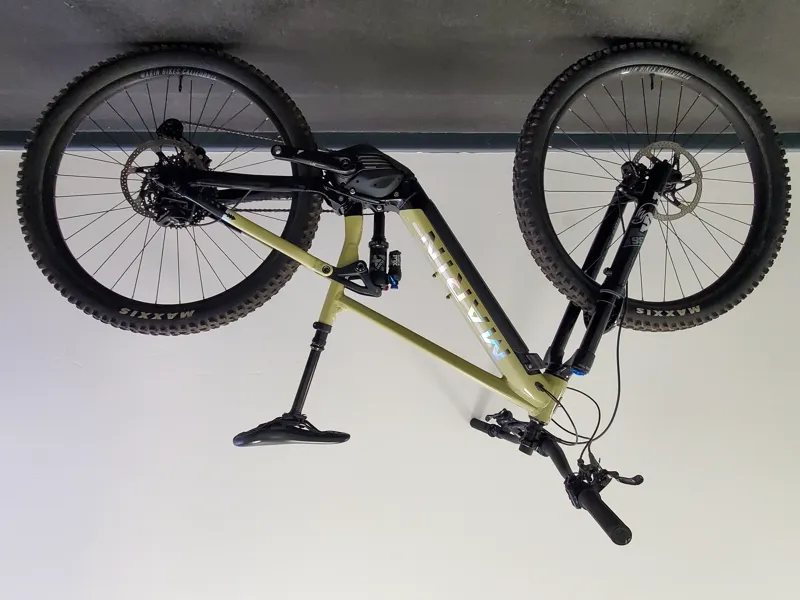 EX DEMO Marin Rift Zone E2 Medium Electric Mountain Bike 2024 in Tan/ Chrome-6