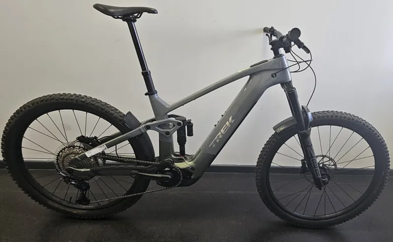 EX DEMO Trek Rail+ 9.7 Large Gen 5 Electric MTB 2025 in Slate Grey