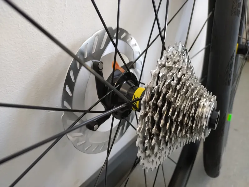 EX DISPLAY Mavic Cosmic S 42 700c HG Road Wheelset in Black-1