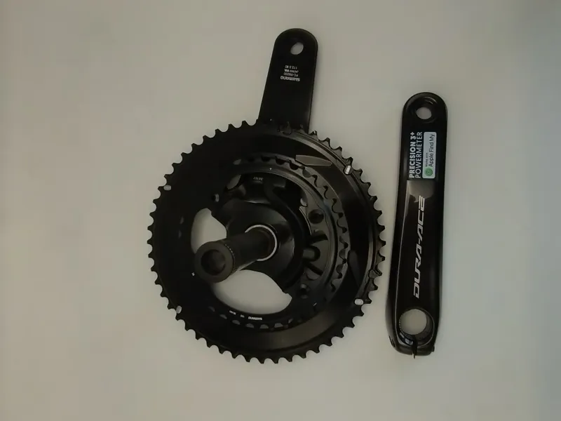 EX DISPLAY 4iiii Dura-Ace FC-R9200 172.5mm 52-36T Precision 3+ PRO Power Meter Crankset in Black-1