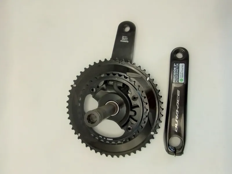 EX DISPLAY 4iiii Dura-Ace FC-R9200 172.5mm 52-36T Precision 3+ PRO Power Meter Crankset in Black-2