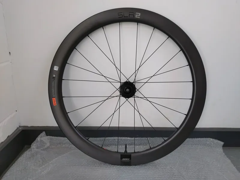EX DISPLAY Giant SLR 2 50 Disc Brake Front 700c Carbon Road Wheel in Black-1
