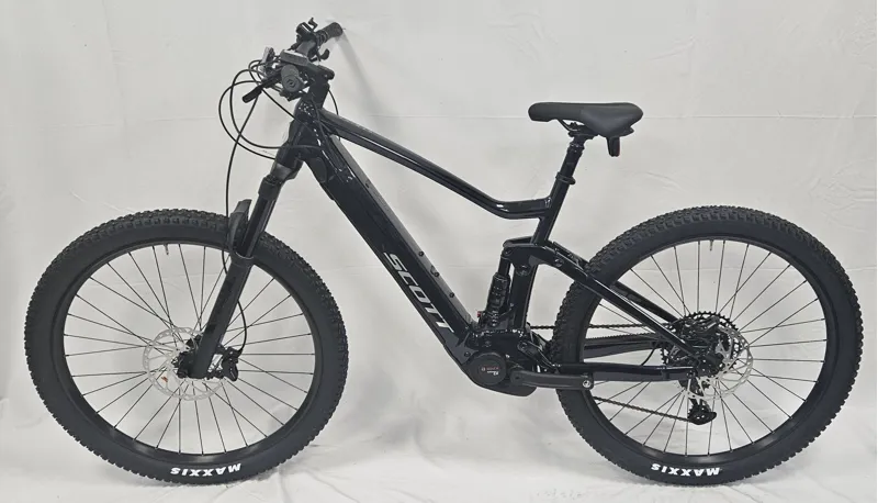 Ex-Demo Scott Strike eRIDE 930 Large Electric Full Suspension Mountain Bike 2025 in Blue-1