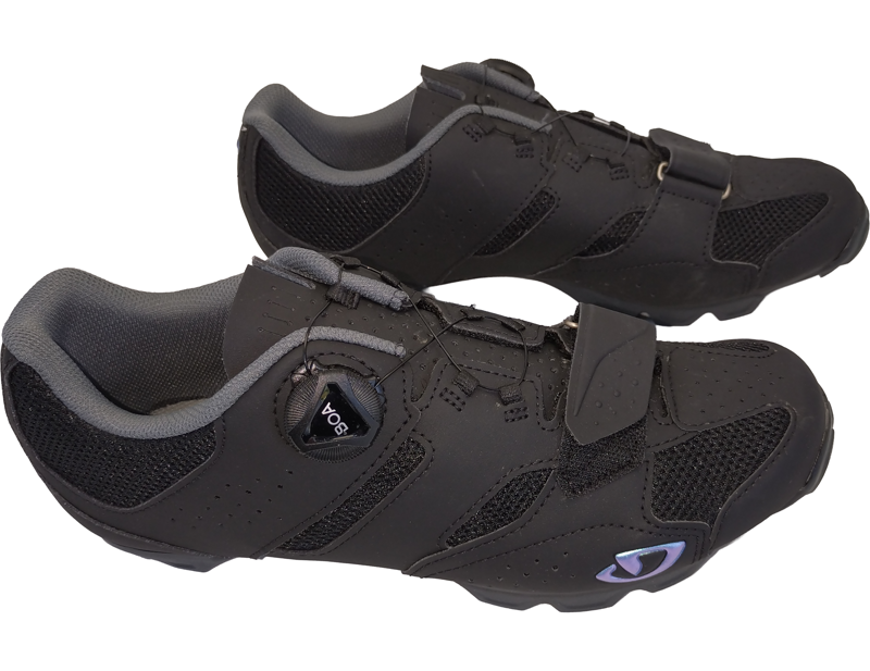 EX DISPLAY Giro Cylinder II Women's MTB Shoes 42 in Black-2