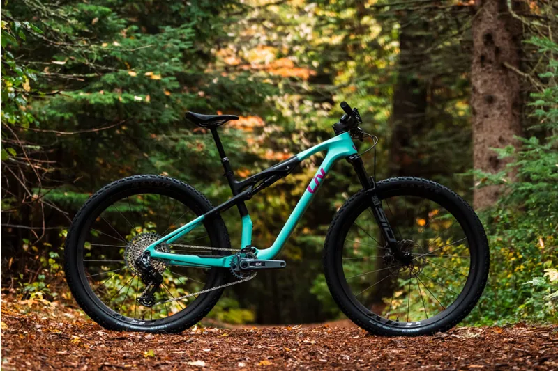 Liv Pique Advanced SL 1 Full Suspension Mountain Bike 2026 in Lake Green/Black-8