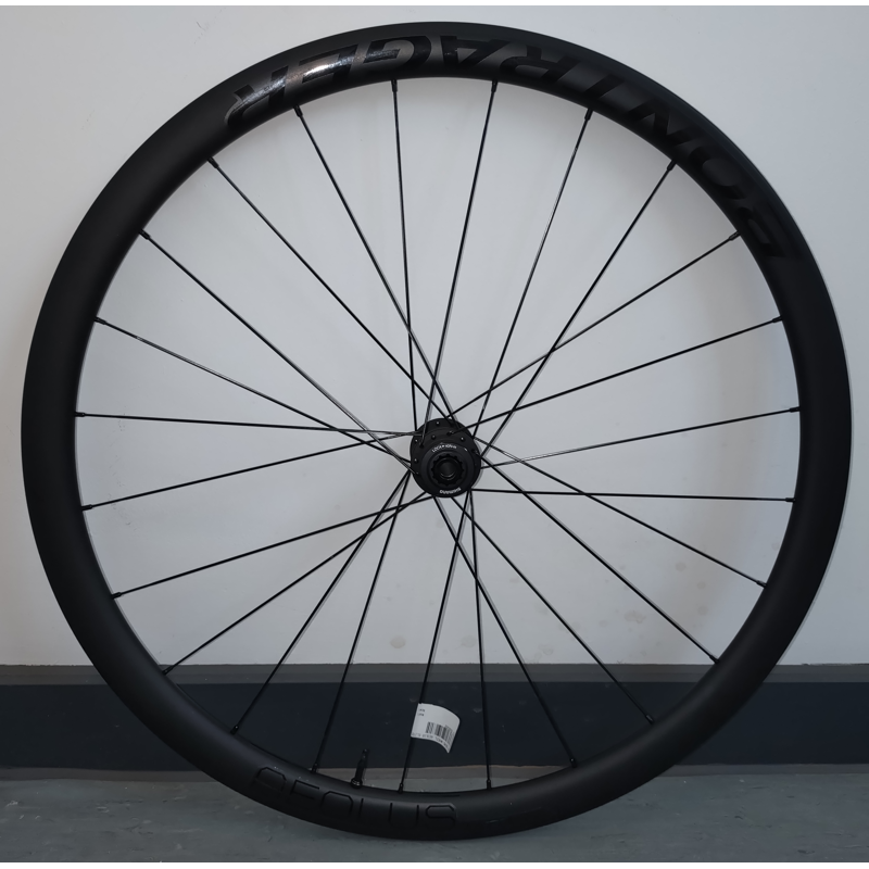 Balfes Bikes EX DISPLAY Bontrager Aeolus Elite 35 TLR Disc Front 700c Road Wheel in Black | Free postage over £30, £10 off first order, price match & 0% finance.