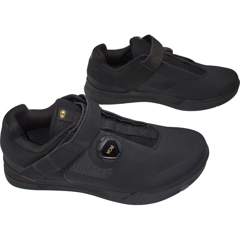 Balfes Bikes EX DISPLAY Crankbrothers Mallet BOA Shoes Size 8 in Black/Gold | Free postage over £30, £10 off first order, price match & 0% finance.