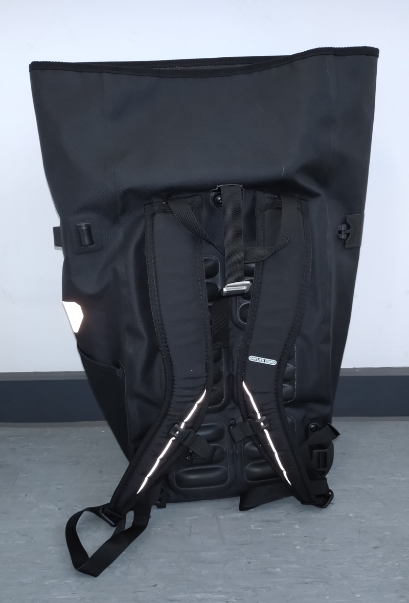 EX DISPLAY Ortlieb Vario 26L QL3.1 Pannier Backpack in Black-1