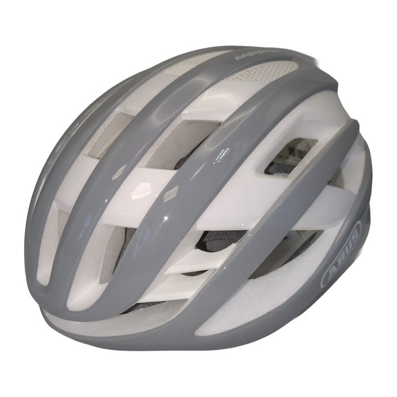 Balfes Bikes Abus EX DISPLAY ABUS Airbreaker Helmet Medium 52-58 cm in Pure Grey | Free postage over £30, £10 off first order, price match & 0% finance.