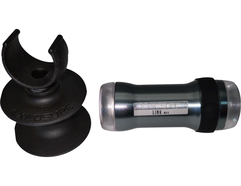 EX DISPLAY Exposure Link DayBright Mk4 Helmet Light in Gun Metal Black-3