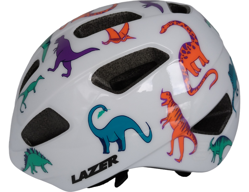 Balfes Bikes EX DISPLAY Lazer PNut KinetiCore Helmet 2.0 Uni-Kids 46-52cm in Dinosaurs | Free postage over £30, £10 off first order, price match & 0% finance.