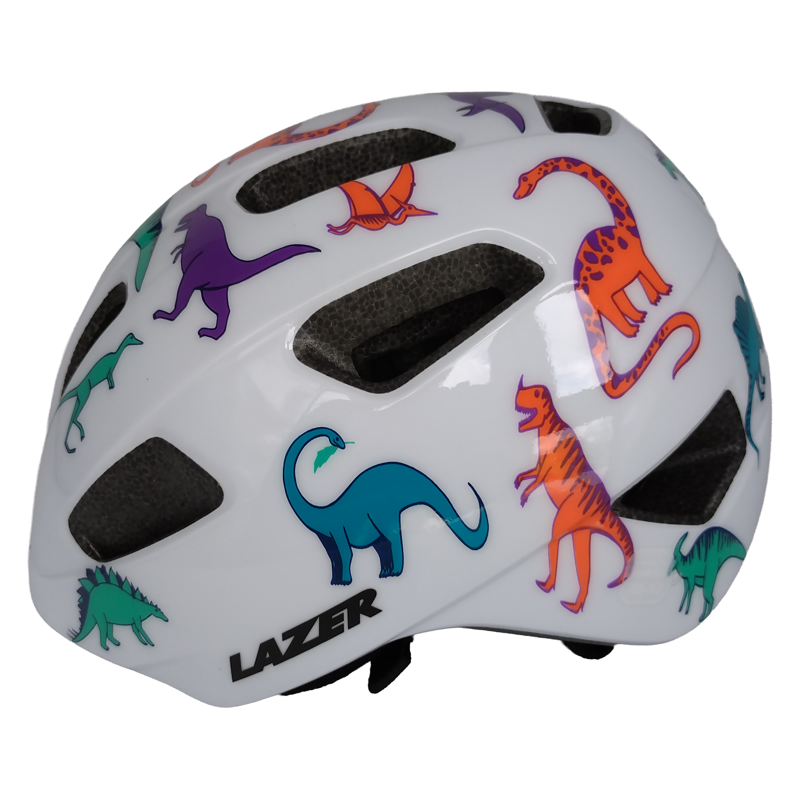 Balfes Bikes EX DISPLAY Lazer PNut KinetiCore Helmet 2.0 Uni-Kids 46-52cm in Dinosaurs | Free postage over £30, £10 off first order, price match & 0% finance.