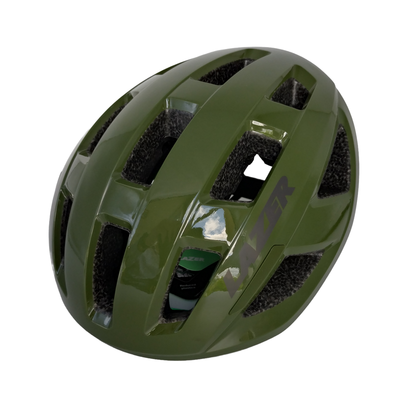 Balfes Bikes EX DISPLAY Lazer Tonic KinetiCore Road Helmet Small 52-56cm in Pine Green | Free postage over £30, £10 off first order, price match & 0% finance.